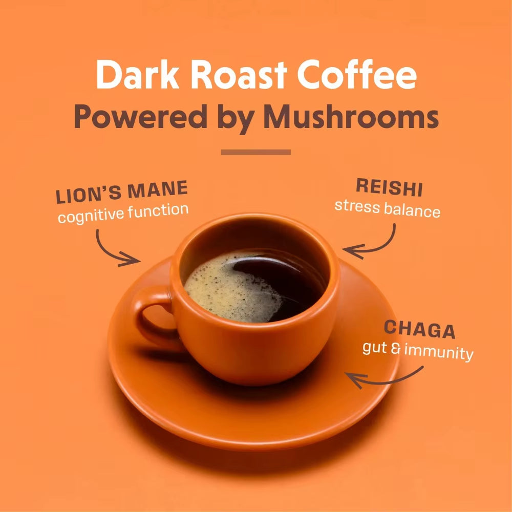 OEM Organic Coffee Supplement Natural Men'S Energy Drink Chaga Lion'S Mane Ashwagandha Mushroom